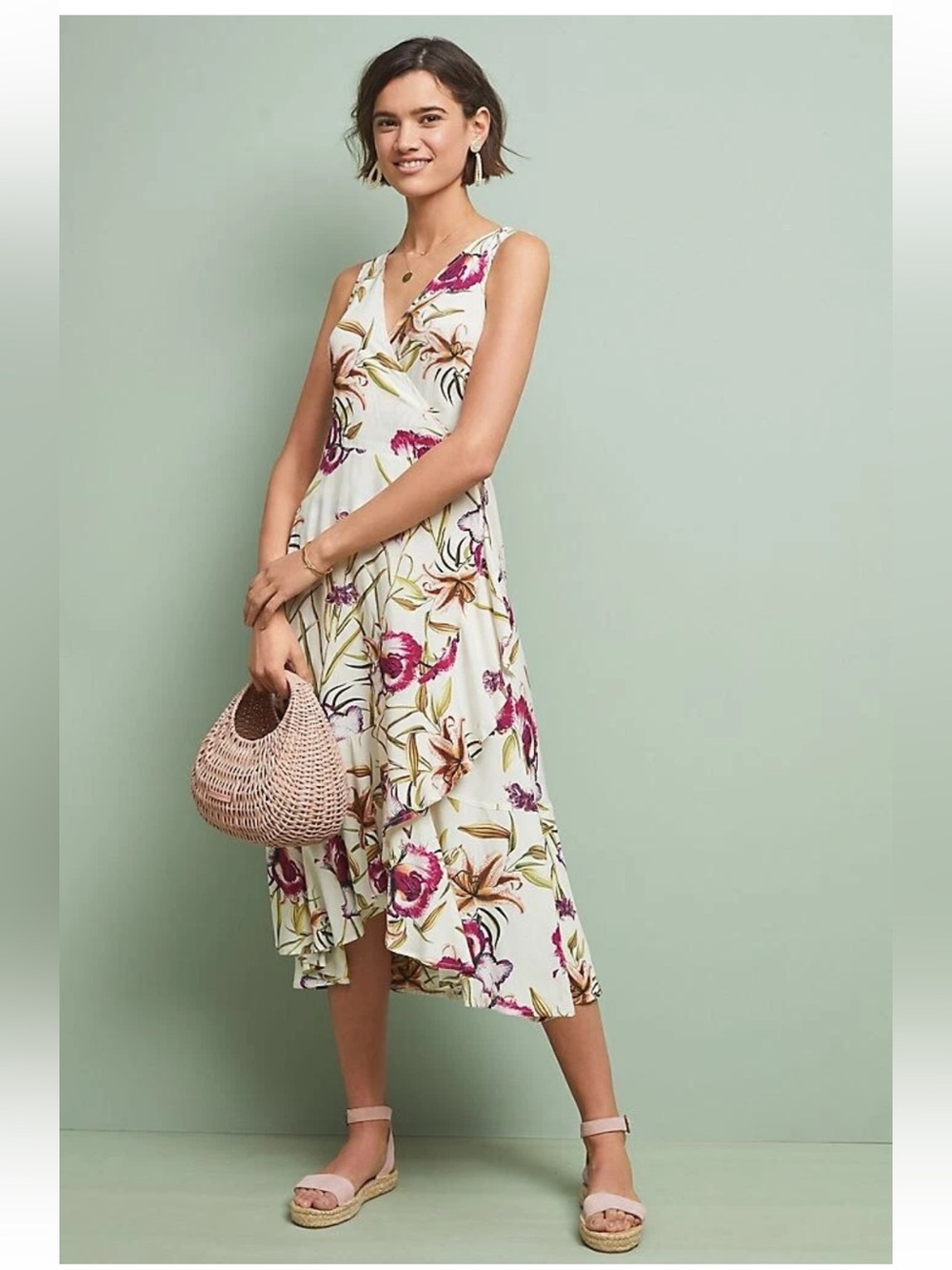 The Odells Floral Wrap Dress